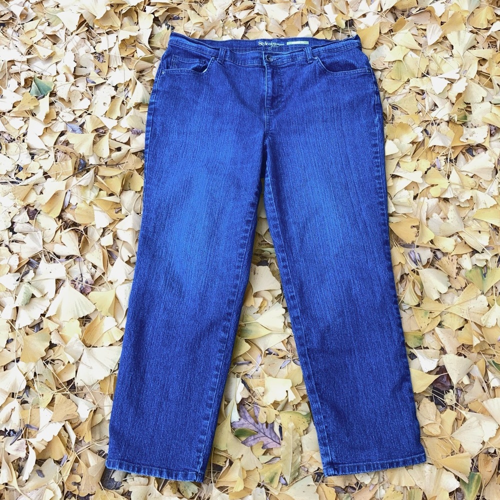 Style & Co Natural Fit dark wash jeans sz 14WP
